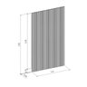 Painel Ripado 1.4 para Tv até 60 com 2,50 X 1,41 Emily-nature Fosco - Edecasamoveis - 8