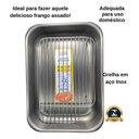 Ver imagem 3 de Assadeira Mta Antiaderente com Grelha Inox Removível Nº 3