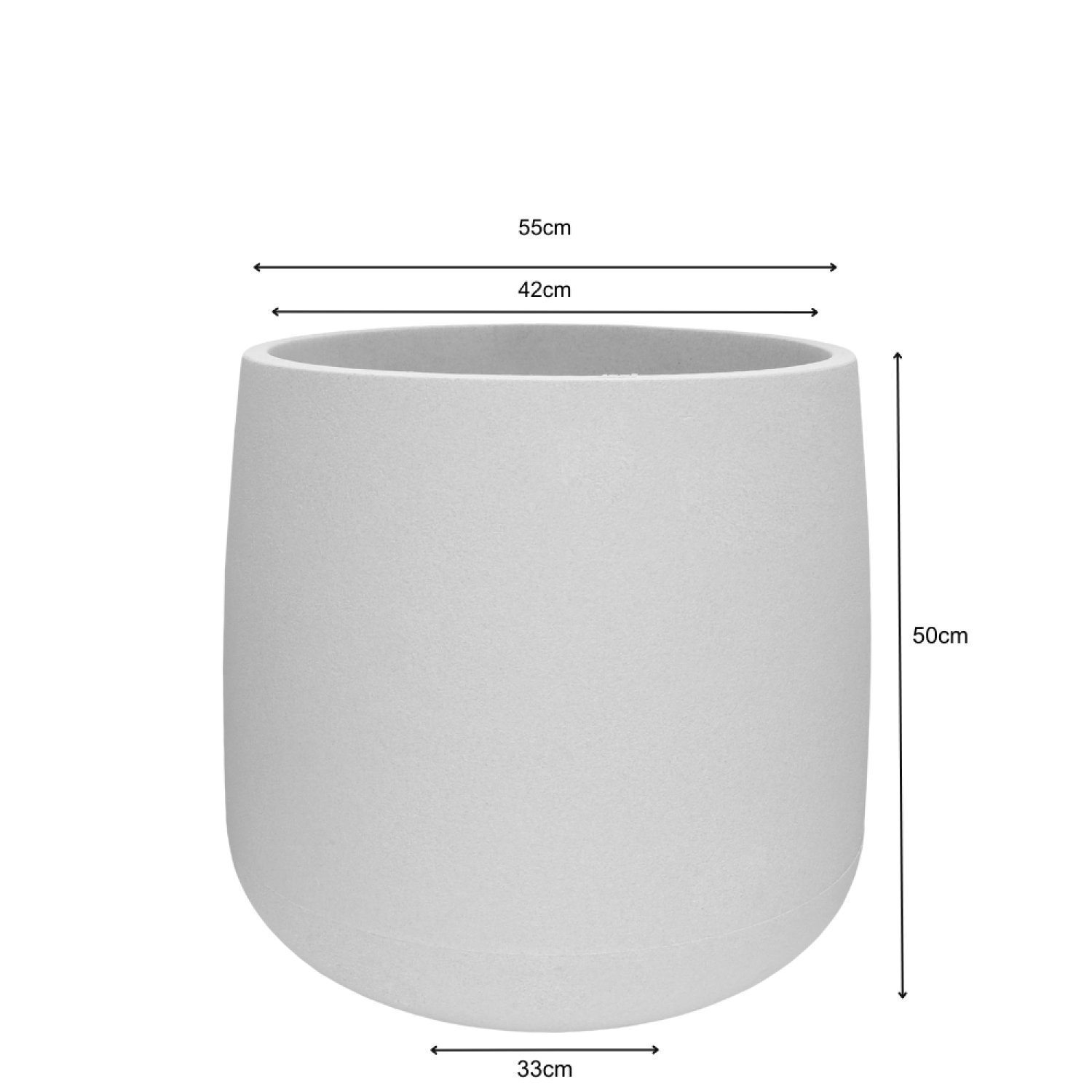 Vaso Decorativo Polietileno  Bios  55 - 3