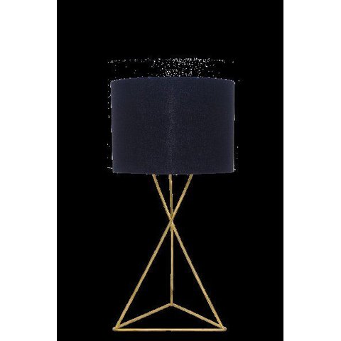 Abajur Aramado 5003 Dourado/preto