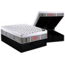 Cama Box Baú King: Colchão Molas Pocket Ensacadas Castor Light Stress Oxygen New Plush + Base CRC - 1
