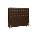 Ver imagem 1 de Cabeceira Cama Box Estofada Queen Size Queen Dama Queen Size - Courano Cacau - Simbal