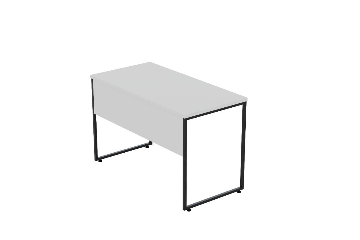 Mesa De Escritório Retangular Indus Economica 100cmx60cmx74cm - Branco - Escrivaninha, Home Office,  - 4