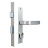 Fechadura Mgm Externa Estreita Espelho Aluminio - 1