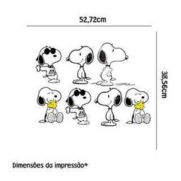 Adesivo para Box Snoopy:53 X 39 Cm - 3