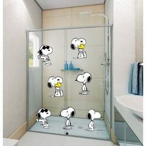 Adesivo para Box Snoopy:53 X 39 Cm