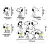 Adesivo para Box Snoopy:53 X 39 Cm - 2