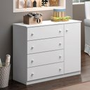 Ver imagem 2 de Cômoda Helena e Berço Doce Sonho Branco _ Phoenix Baby