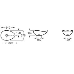 Cuba de Apoio Ruy Ohtake Cinza Grafito - ROCA - 4
