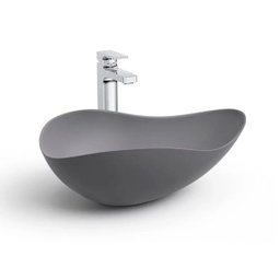 Cuba de Apoio Ruy Ohtake Cinza Grafito - ROCA - 2