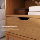 Ver mais imagens de Mesa de Cabeceira 1 Gaveta 1 Nicho Antares Marrom