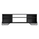 Ver imagem 5 de Conjunto Sala Industrial Rack, Aparador e Estante Preto P1027 P1023 P1021