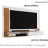 Painel Tv Smart Luxo até 55 P Math com Porta Cor Branco / Nature- Jm Casa Dos Moveis - 2