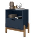 Ver imagem 3 de Mesa de Cabeceira 1 Gaveta 1 Nicho Antares Azul