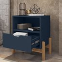 Ver imagem 4 de Mesa de Cabeceira 1 Gaveta 1 Nicho Antares