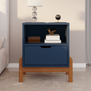 Ver imagem 7 de Mesa de Cabeceira 1 Gaveta 1 Nicho Antares Azul