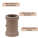 Ver imagem 3 de Luva de Correr Soldável Pvc para Encanamento Conexão 50mm | Akato