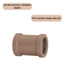 Ver imagem 4 de Luva de Correr Soldável Pvc para Encanamento Conexão 50mm | Akato