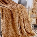 Ver imagem 2 de Cobertor Queen Marshmallow Manta Flannel Ultrasoft - Caramelo
