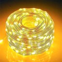 Ver imagem 5 de Pisca Cordão de Natal 400 Lâmpadas Leds Amarelo 110-220v 50m