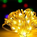 Ver imagem 3 de Pisca Cordão de Natal 400 Lâmpadas Leds Amarelo 110-220v 50m