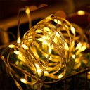 Ver imagem 4 de Pisca Cordão de Natal 400 Lâmpadas Leds Amarelo 110-220v 50m