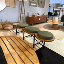 Ver imagem 5 de Banco Centopeia Estofado em Madeira e Aço