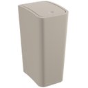 Ver imagem 4 de Lixeira Cesto de Lixo 8l com Tampa Click Retangular Banheiro Cozinha | Astra - Vermelho