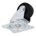 Ver imagem 2 de Kit 8 Rodízio Giratório Sem Trava Preto Pequeno Bicama