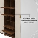 Ver mais imagens de Guarda Roupa Casal 6 Portas 4 Gavetas Noronha - Imbuia/fendi