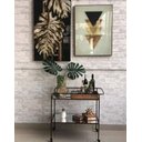 Ver imagem 3 de Carrinho Bar Delia Aco Corten Tampos Espelhados 82 Cm - 59984