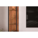 Ver imagem 5 de Rack Bancada C/ Painel P/ Tv até 70 Polegadas Martino Prateleira Nichos e Rodapé 200x185cm Cedro/