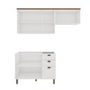 Ver imagem 2 de Cozinha Compacta com Tampo 6 Portas 3 Gavetas Iluminata 