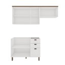 Ver imagem 2 de Cozinha Compacta com Tampo 6 Portas 3 Gavetas Iluminata 