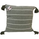 Ver imagem 2 de Capa de Almofada Pompom Decorativa 45x45cm Verde Militar