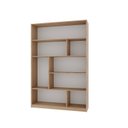 Ver imagem 2 de Kit 2 Estante para Livros 180CMX240CM 4 Prateleiras Seattle Yescasa Marrom/Amadeirado Montana