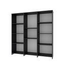 Ver imagem 2 de Kit 2 Estantes para Livros Baixa 7 Prateleiras 137,5cmx272cm London Yescasa