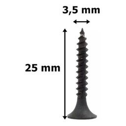Parafuso Drywall Trombeta Ponta Agulha 3,5x25mm 1000un - 1
