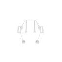 Ver imagem 1 de Kit 6 Parafuso Plástico P/ Assento Sanitário Thema, Multi