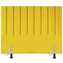Ver imagem 4 de Cabeceira Estofada Casal Queen 160 Cm Maya Suede e Frame Cor:amarelo