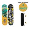 Skate Infantil Profissional Acessórios de Segurança 50 Kg - 5