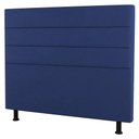 Ver imagem 1 de Cabeceira Casal Malik 140cm Suede Azul