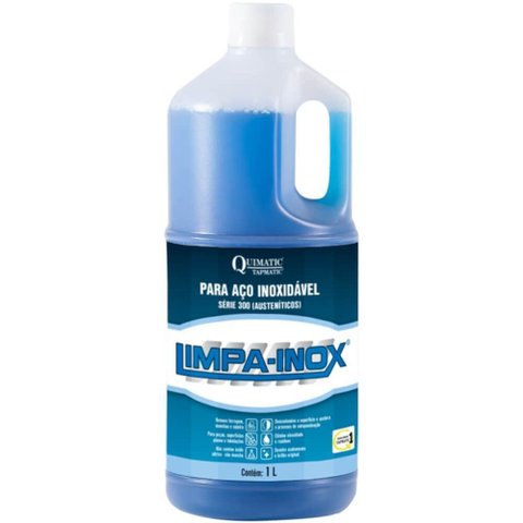 Limpa Inox Quimatic 1 Litro - Li2 - Tapmatic Limpa Inox 1000ml Ref.li2 Tapmatic