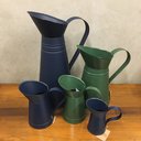 Ver imagem 3 de Jarro Em Flandres Com Alça - Unidade Azul PP