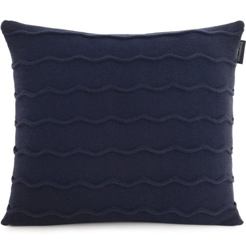 Almofada Serenité Altenburg Tricot Decorativa 45x45cm Azul Náutica