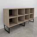 Ver imagem 3 de Armário Estante Baixo 150cm com 8 Nichos Concept CabeCasa MadeiraOriginals