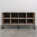 Ver imagem 2 de Armário Estante Baixo 150cm com 8 Nichos Concept CabeCasa MadeiraOriginals