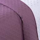 Ver imagem 3 de Kit Cobre Leito Milão Casal 3 Peças 100% Poliéster - Rose Cassis / Branco