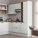 Ver imagem 3 de Balcão de Canto para Cozinha 1 Porta sem Tampo Iluminata Branco