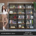 Ver imagem 6 de Estante Armário Multiuso para Livros 177cm Madesa